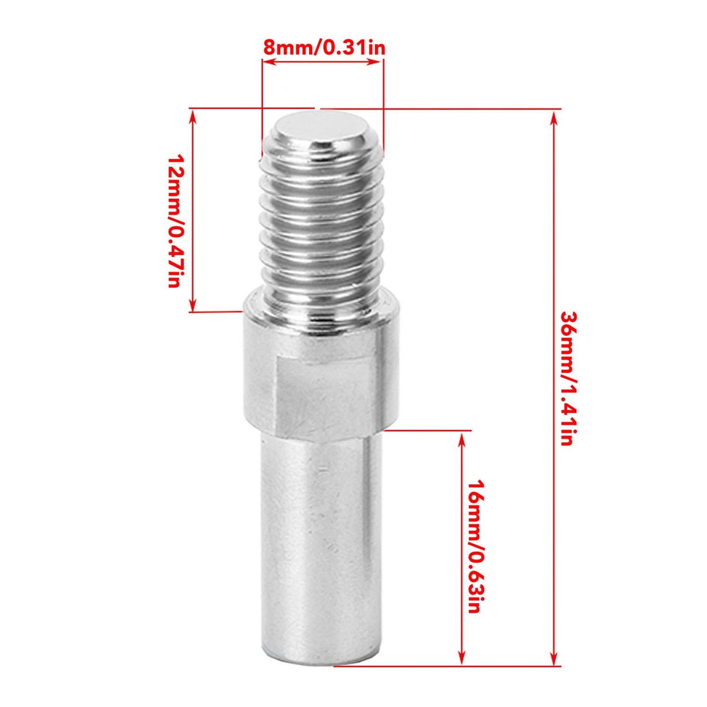 Alloy Mountain Brake Screw 2PCS 8mm Frame Front Fork Replacement for V Brake System Excellent Accessory with Easy Installation for M8 Specification