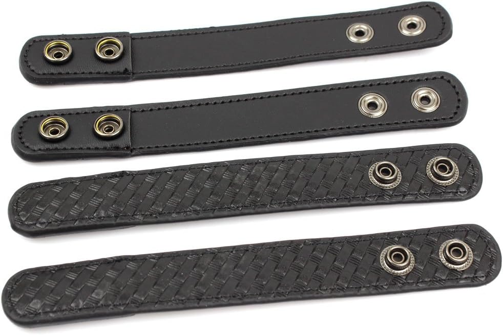 ROCOTACTICAL Double Snap Belt Keepers, Duty Keepers Fit 2.25" Duty Belt, 4-Pack