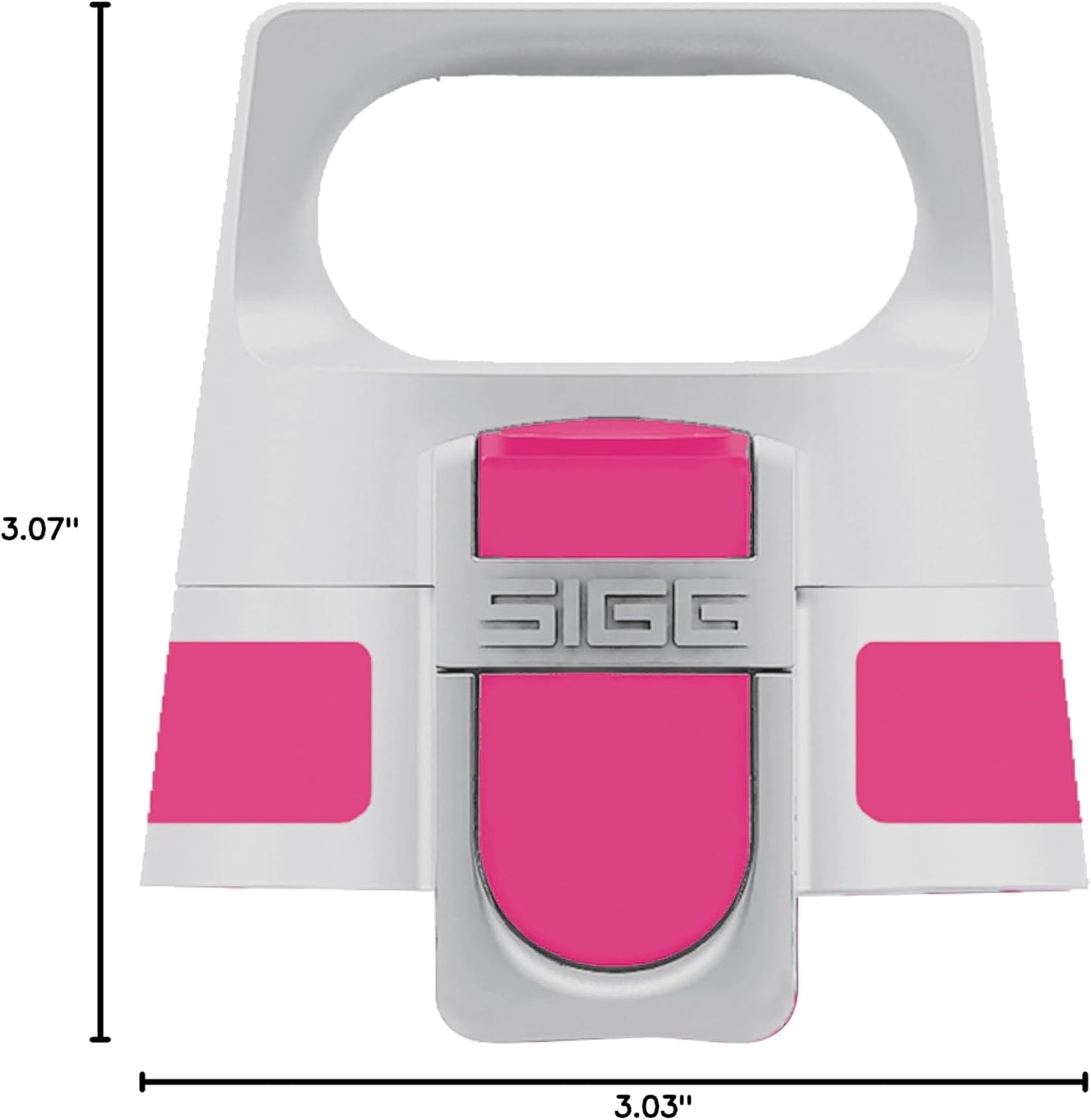 SIGG - WMB ONE Top (One Size) - Replacement Lid Wide-Neck Water Bottles - Flip Top - Gasket Included - Accessories