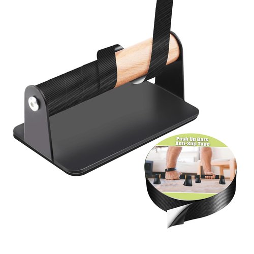 Push Up Bars Anti-Slip Tape, Padded Grips for dip bar, Provides Comfortable Grip and Anti-Slip for Gym Equipment,and Tools (Black, 1In x 10Ft)