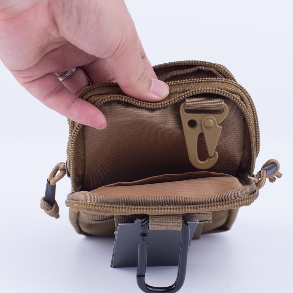 Tactical Molle EDC Pouch - Utility Gadget Belt Waist Bag with Cell Phone Holder
