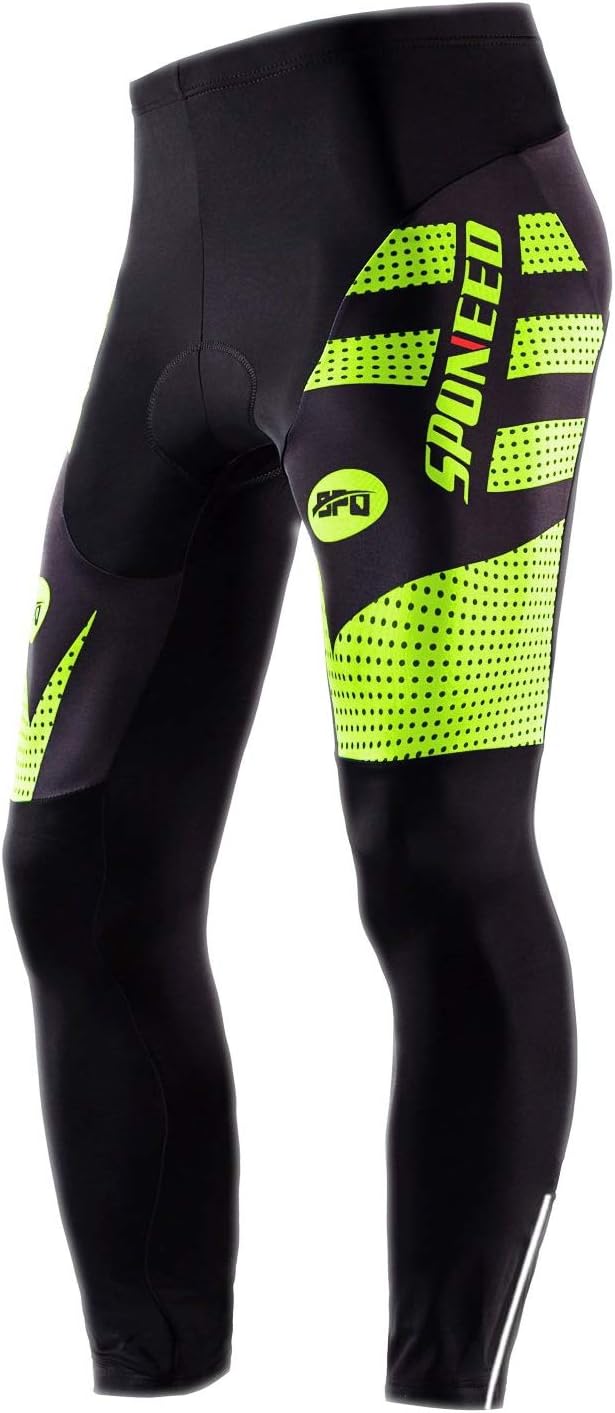 sponeed Men's Bicycle Pants 4D Padded Road Cycling Tights Leggings Outdoor Cyclist Riding Bike Wear
