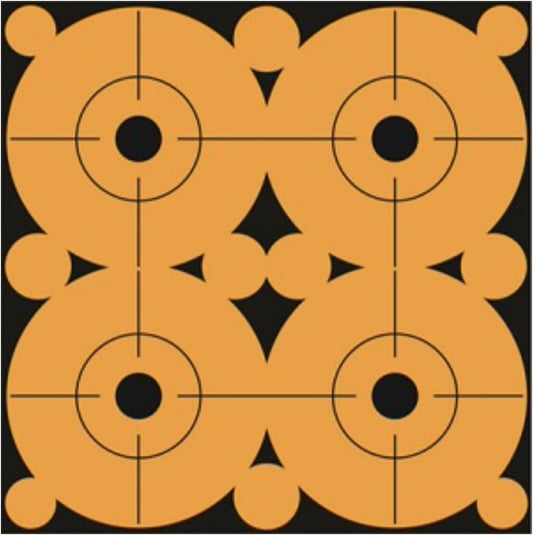 Pro-Shot Peel & Stick Shooting Targets: High-Visibility Bullseye & Orange Target Dots for Range Practice – Multiple Sizes & Pack Options