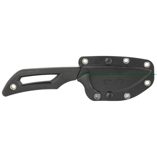 OUTDOOR EDGE | Pivot | Full Tang 2.5" Drop Point Fixed Blade Knife with Sheath | EDC Knife for Men with Rotating Clip for Vertical, Angled, or Horizontal Carry | Perfect Outdoor and Survival Knife