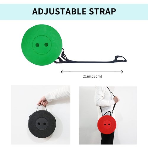 DingZan Green Portable Folding Stool, Upgrade Camping Foldable Retractable Chair - Outdoor Collapsible Stool with Load Capacity 660 Lbs, Sturdy Lightweight for Adults Hiking Fishing Traveling