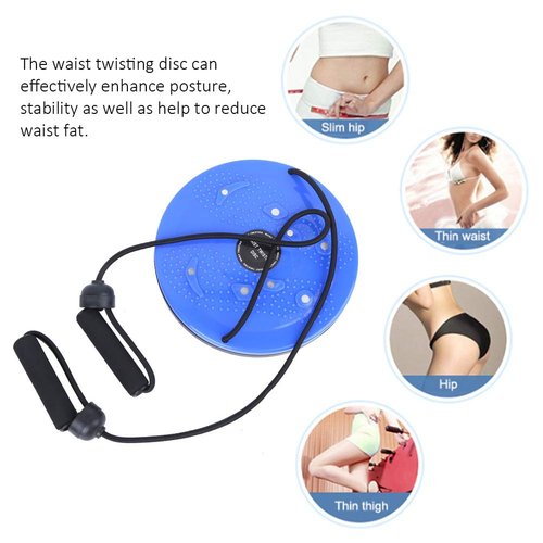 Twisting Disc Board, 25cm Waist Training Board With Pull Rope Fitness Slimming Equipment Twist Board For Exercise Waist Twister Board For Aerobic Exercise Twist Boards