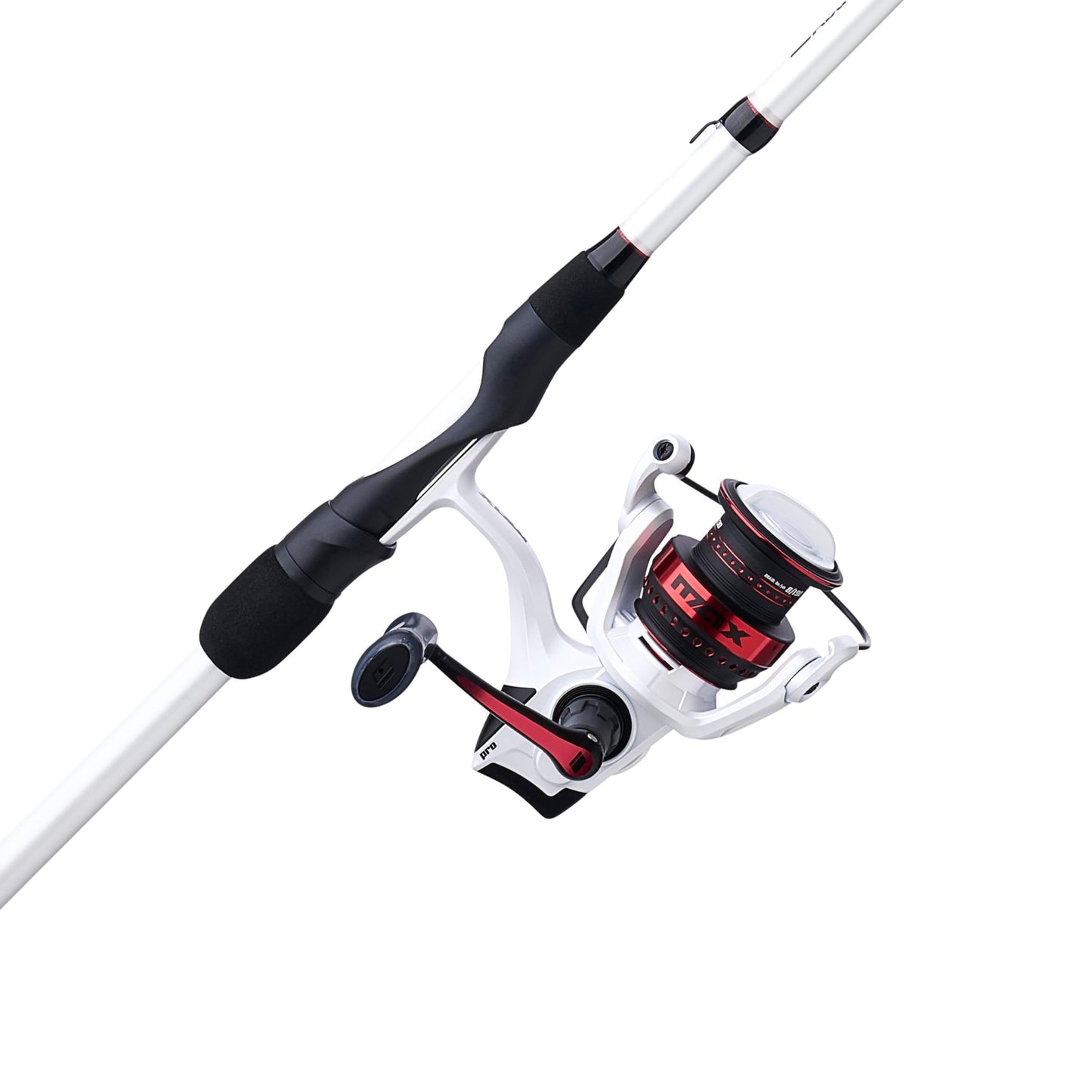 Abu Garcia 6'10" Max Pro Spinning Reel and Fishing Rod Combo, Size 2500 Reel, 8 Stainless Steel Ball Bearings, Carbon Matrix Drag System, 24/30 Ton Graphite Rod Blank