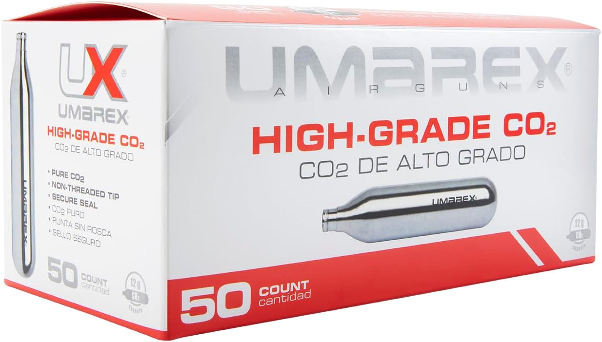 Umarex High-Grade CO2 Cartridges for Pellet Guns