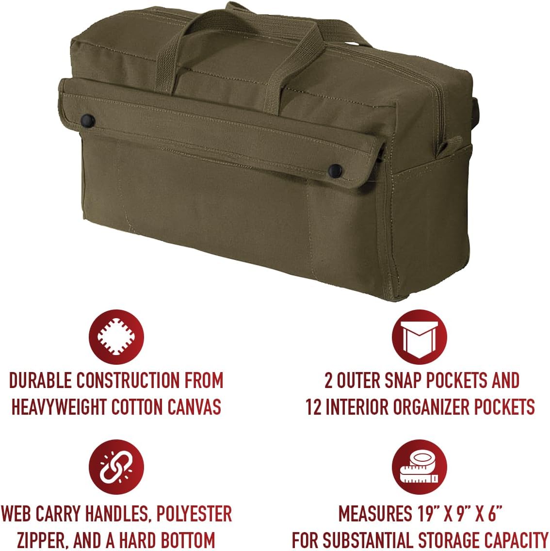 Rothco Canvas Jumbo Mechanic Tool Bag