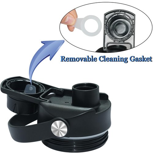 Upgraded Spout Lids for YETI Rambler Water Bottle 12 18 26 36 64 oz Accessories, Big Handle Chug Cap for Rtic Lid Accessories