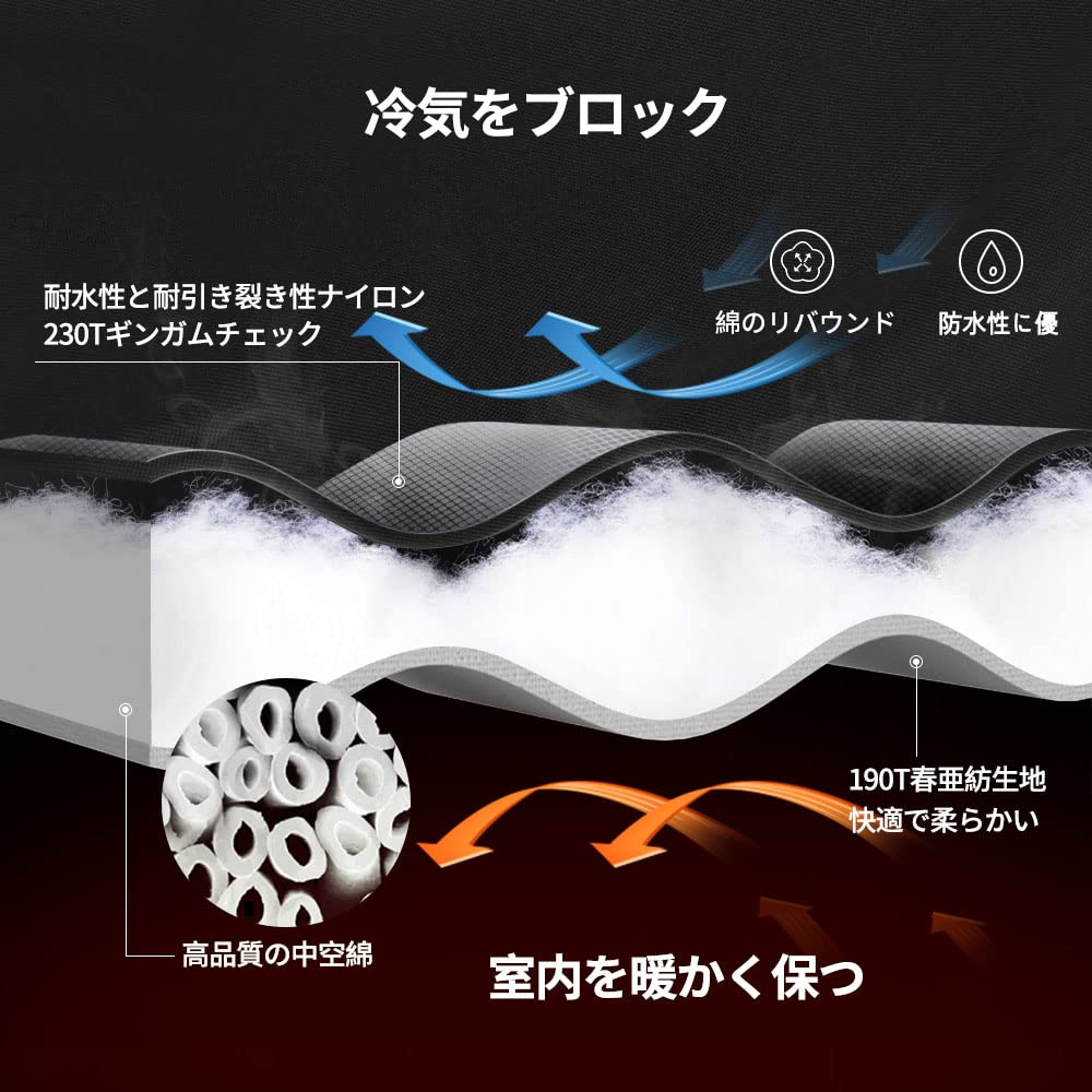 Fancial Sleeping Bag Envelope Type for Winter【Minimum Temperature -10℃】 Lightweight and Thermally Insulated 230T Waterproof and Thermal Insulation Can be Cleaned as a Whole