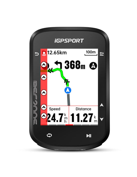 iGPSPORT BSC200S GPS Bike Computer, Wireless Route Navigation 2.4'' Screen Bluetooth ANT+ Cycle Computer IPX7 Waterproof (BSC200S)