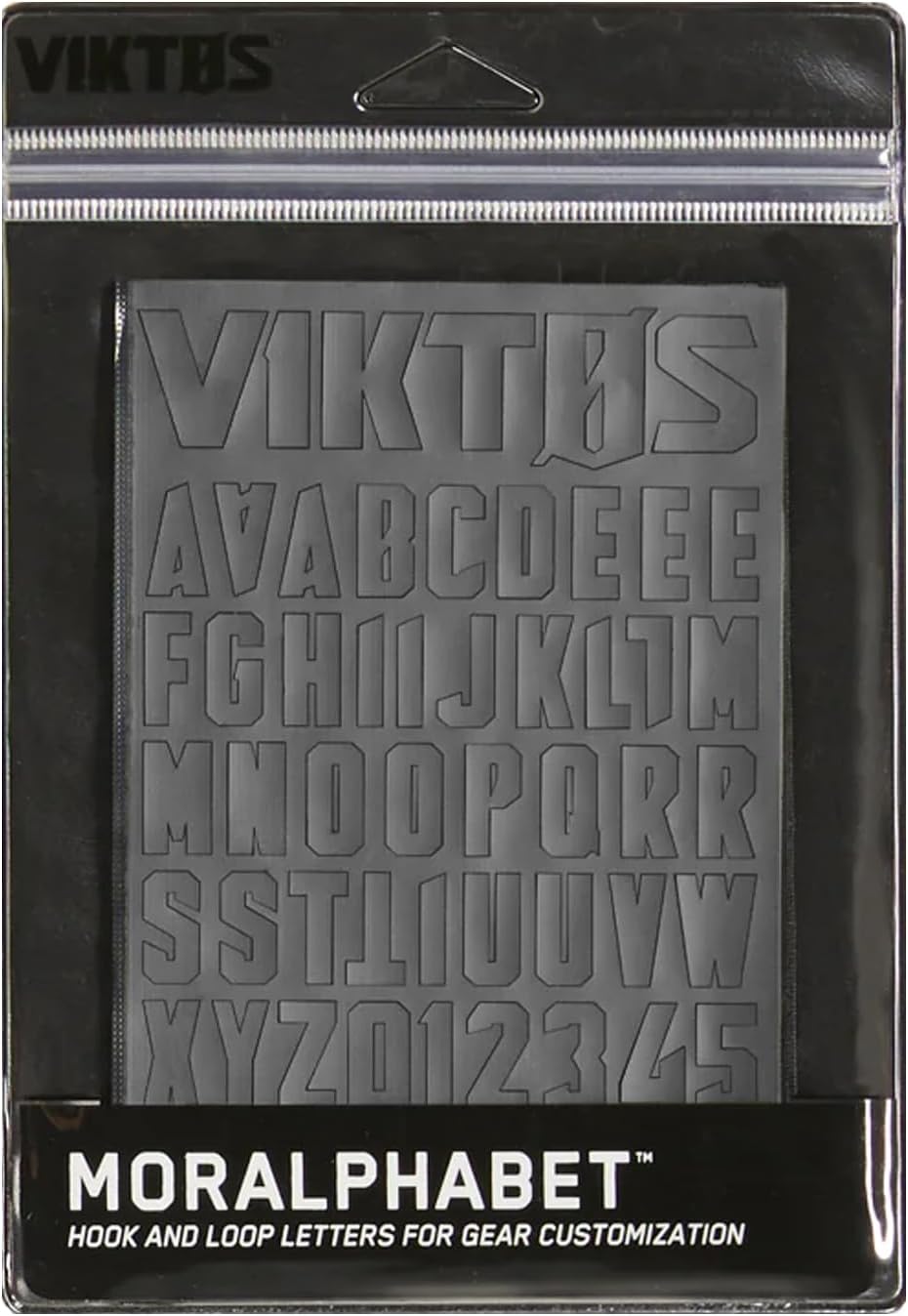 VIKTOS Moralphabet Versatile Creative Durable Hook & Loop Letters - Compatible with Any Item Equipped with a Loop Patch Panel