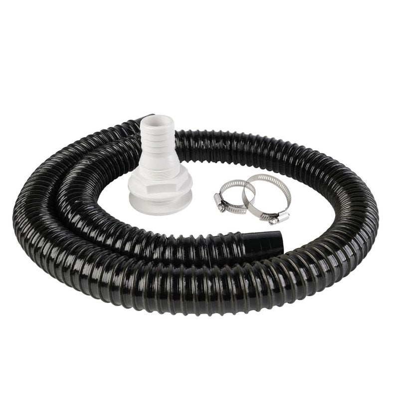 SEAFLO Bilge Pump Installation Kit Hose 3/4" Outlet Inch Dia Plumbing Kit | 4.5 FT Premium Quality Kink-free Flexible PVC Hose| 2 316 Stainless Steel Hose Clamps and 3/4” Thru-Hull Fitting