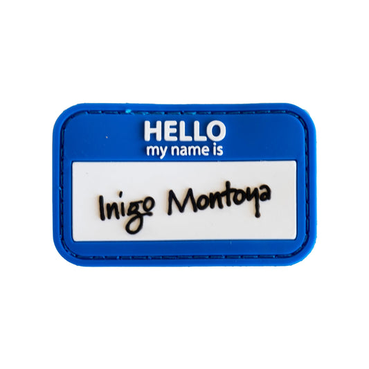 Hello My Name is - Nametag PVC Morale Patch | Hook & Loop Backing