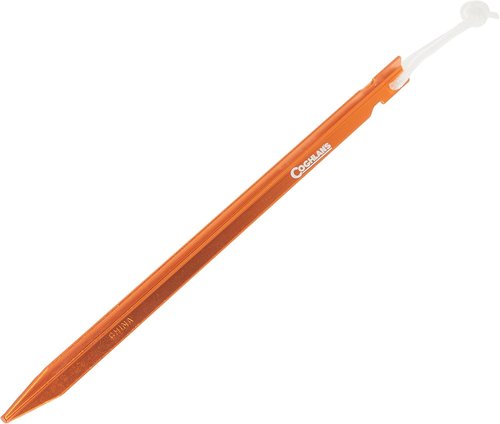 Coghlan's Ultralight Tent Stakes 9 Inch – 4 Pack - Lightweight Aluminum Pegs with Easy Pull Nylon Cord for Camping, Hiking, and Backpacking; Durable Outdoor Gear for Secure Tent Setup