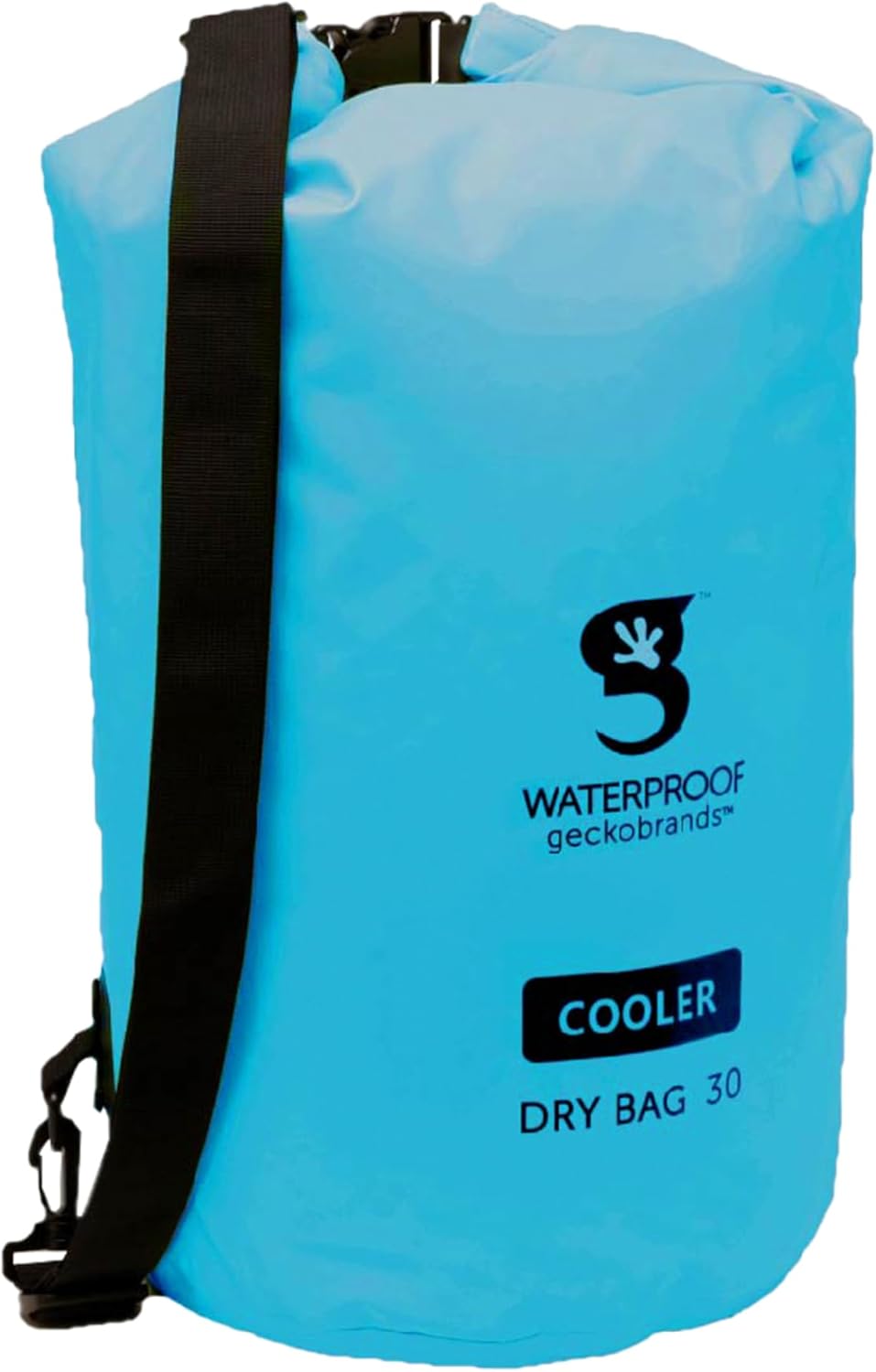 geckobrands 30L Dry Bag Cooler - Holds 24 Cans or 18 Bottles - Dry Bag Backpack, Perfect for Outdoor Activities