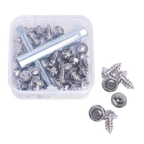 Kylebooker Screw-in Studs for Wading Boots,26pcs Fishing Wading Boot Studs for Felt Or Rubber Sole