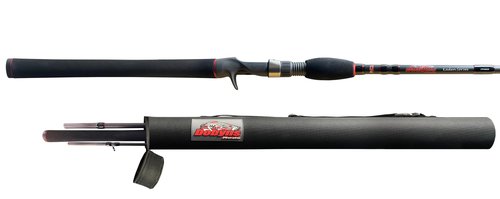 Dobyns Rods Kaden Travel SWIMBAIT / 7'9"" / 3 PC / 15-30 LB LINE Weight / 1-5 OZ Lure Weight/Medium/Heavy Fast Action/EVA Handle, Black / Cork