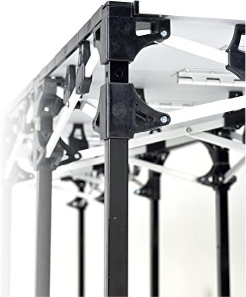E-Z UP Instant Table System, 2 by 4', Silver