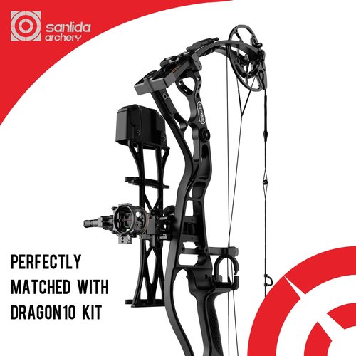sanlida Archery 5 Arrow Quiver Lightweight Compound Bow Quiver for Hunting with Quick Release Bow Hunting Archery Quiver