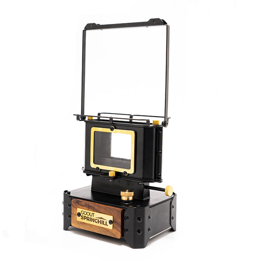 GOOUT SPRINGHILL Camping Oil Lantern Emergency Oil Lamp with Handle for Outdoor Lighting Warming Portable Stove for Cooking Black