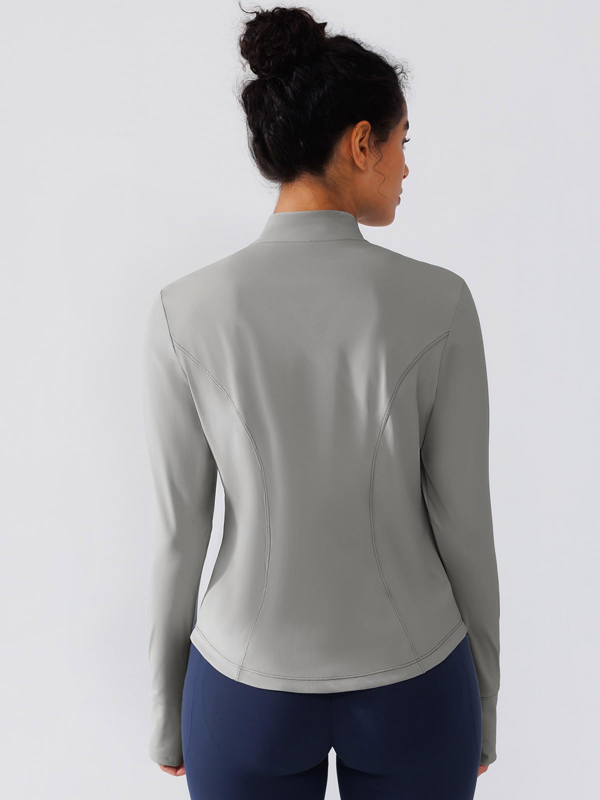 BRXL Women's UPF 50+ Sun Protection Lightweight Jacket with Thumb Holes Long Sleeve Hiking Sun Shirt with Pocket