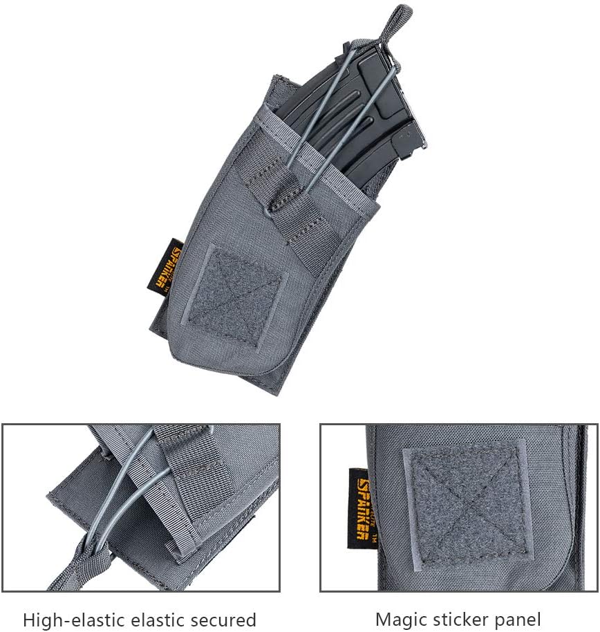 EXCELLENT ELITE SPANKER Single/Double/Triple Open Top Molle Mag Pouch AK Magazine Pouch for AK47 AK74 AR-15 Pmags Magazine