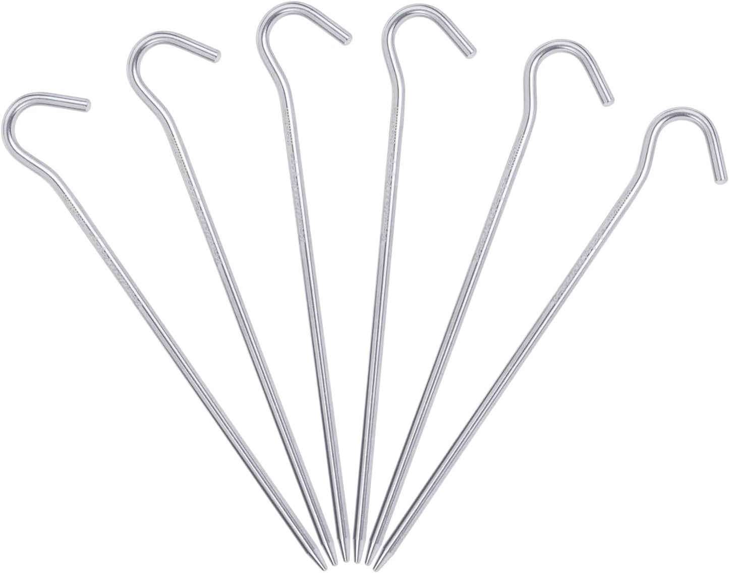 iBasingo Titanium Alloy Pegs Camping Tent Pegs Portable Elbow Grass Nail Tent Hardware