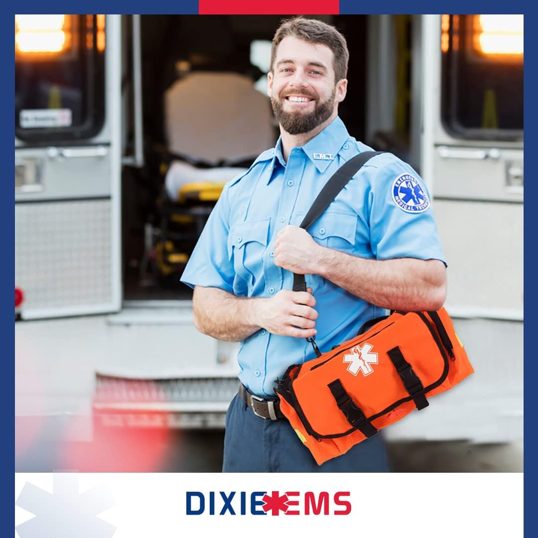 Dixigear First Responder On Call Trauma Bag W/Reflectors - Red