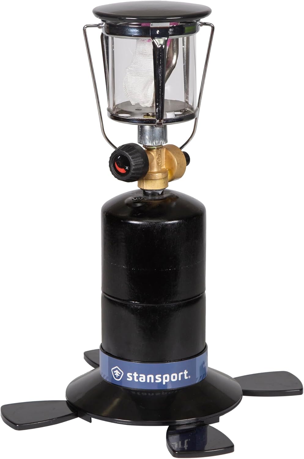 Stansport Compact Single Mantle Propane Lantern (172), Black