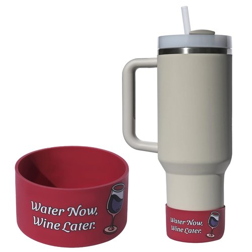 Protective Stanley Cup Silicone Boot - Water Bottle Bottom Accessories for Quencher Tumbler 30oz & 40oz, Iceflow 20oz & 30oz, Owala, Yeti, Hydroflask