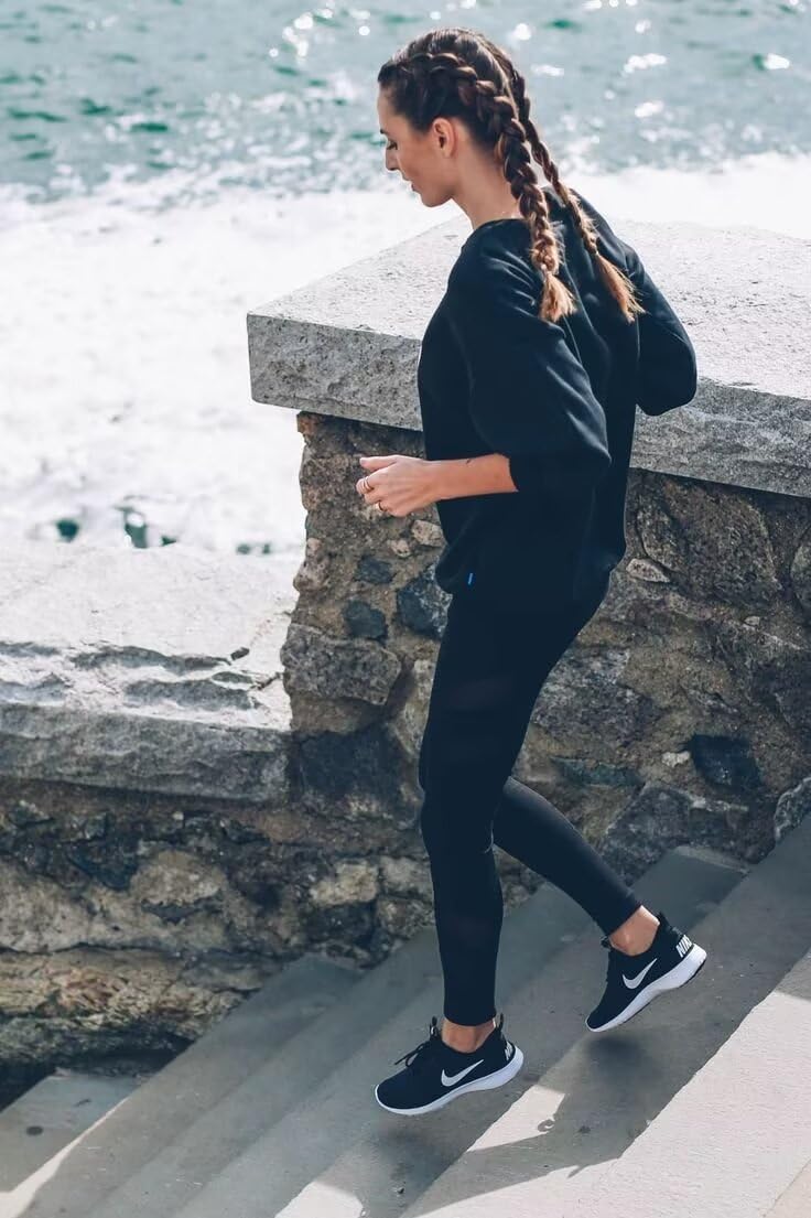 Noblarm Leggings with Pockets for Women,High Waisted Tummy Control Soft Yoga Pants for Workout,Active,Running,Lounge Navy