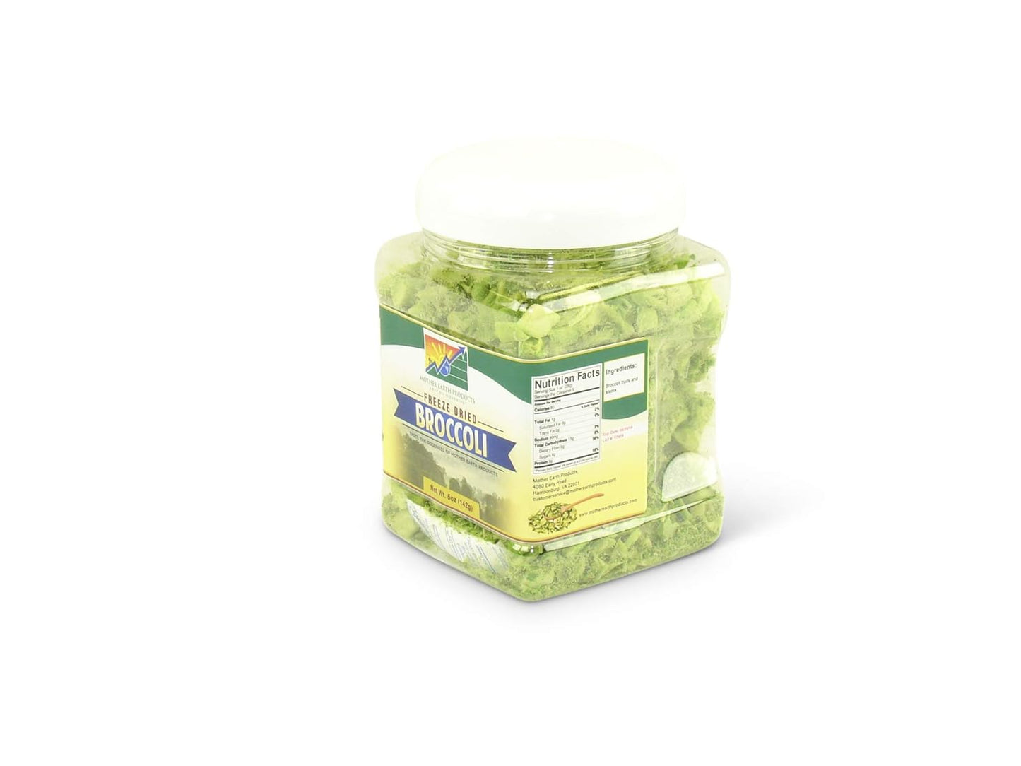 Mother Earth Products Freeze Dried Broccoli, Net Wt 3oz (85g)