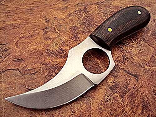 Poshland Custom Handmade Damascus Steel Knife, Bone Collector - Beautiful knife (BC-1093)