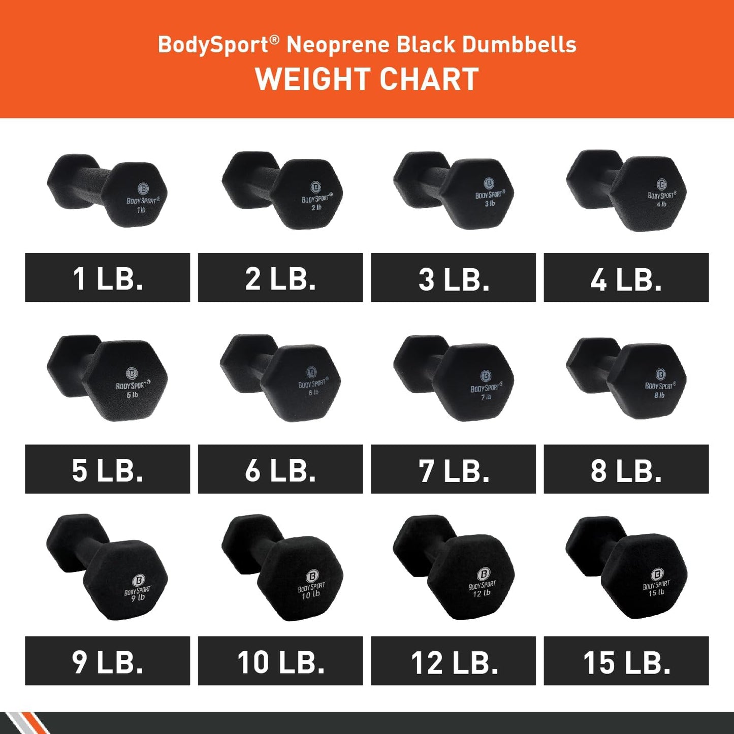Body Sport Sport Neoprene Dumbbell