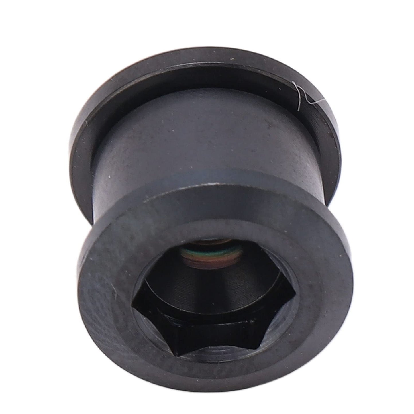 Single Chainring Bolts, Alloy Chain Ring Bolts Durable Protection Light Weight 5 Pcs for Mountain Bike(Black)