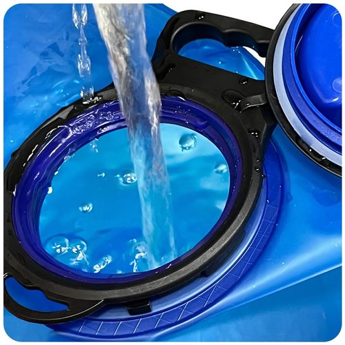 RANGLAND Extra Large 8L Water Bladder (2.1 Gallon) Heavy Duty Hydration Reservoir Bag, Easy-Fill Wide Mouth Opening, Leak-Proof Drinking Tube with Bite Valve Straw