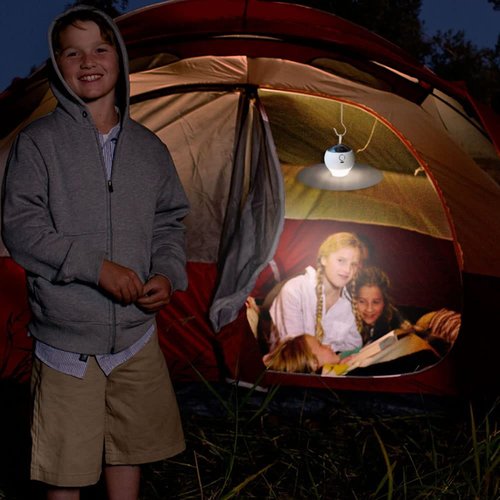 HEIVMIR USB Fan Light Rechargeable Outdoor Camping Light Portable Hanging Emergency Tent Fan Light