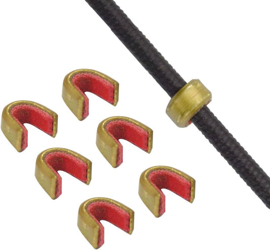 Archery Bow String Nocking Points Strings Nock Set Brass Buckle Clip Knocks (6 pcs/lot)