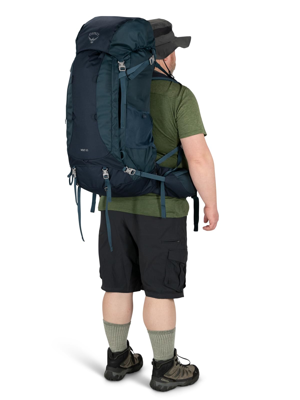Osprey Volt 65L Men's Backpacking Backpack, Muted Space Blue, Extended Fit