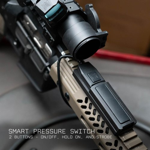 Monstrum ArcSaber 1200 Lumens Weapon Light with Remote Pressure Switch | Compatible with M-LOK | Black