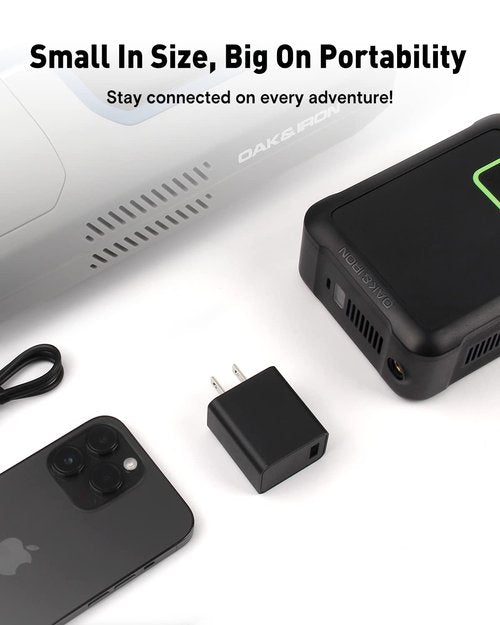 OAK & IRON 15W USB-C Wall Charger for ONE/Wave PRO
