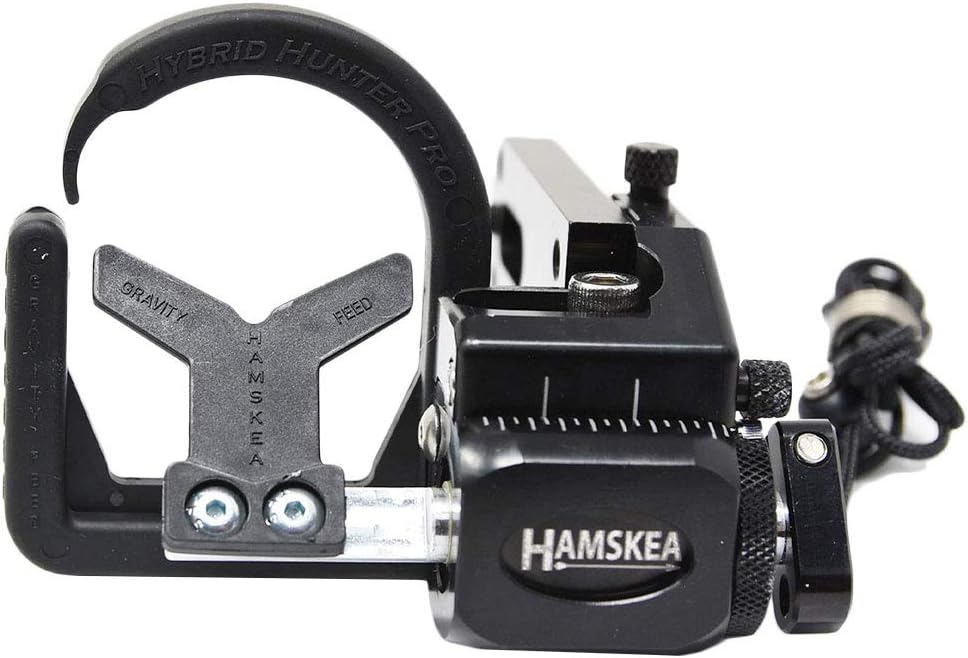 HAMSKEA ARCHERY SOLUTIONS Hybrid Hunter Pro Micro Tune/Drop Away Recurve Compound Arrow Rest for Bowhunting