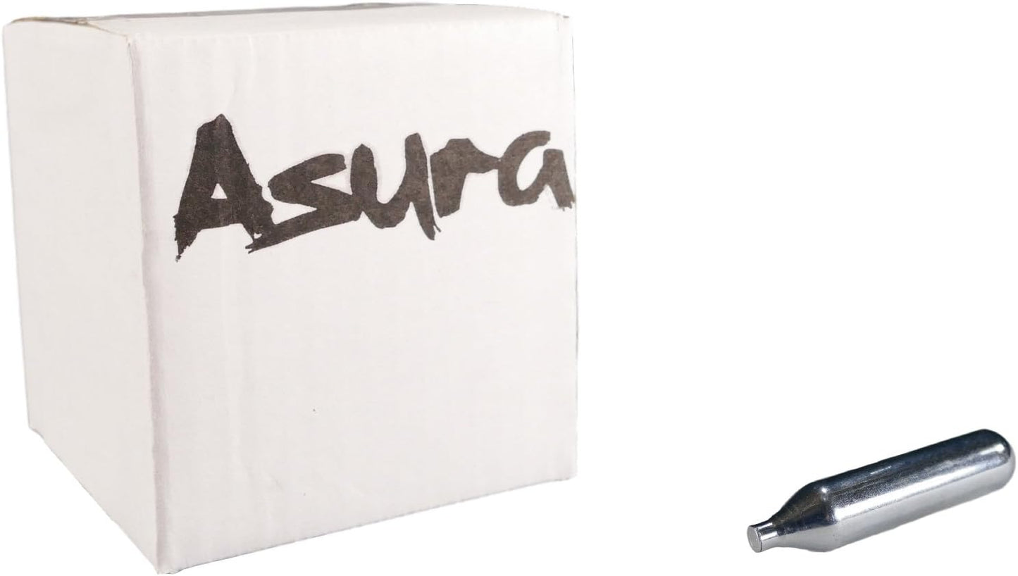 Asura 12g 12 Gram CO2 Gas Cartridges for Airsoft BB Paintball Guns - Pack of 15