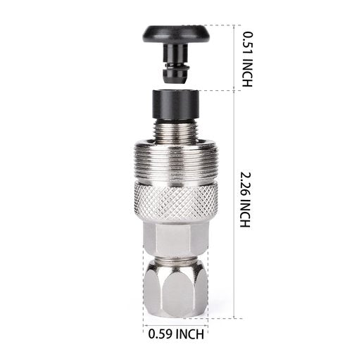 Bike Bicycle Crank Puller, Crank Removal Tool for bike with Square Taper Bottom Bracket and Splined ISIS Drive, Octalink (CT-C04)