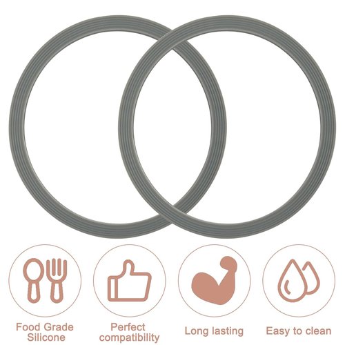 AYWFEY 6 Pcs Water Bottle Gasket Replacement for Owala FreeSip, with Cleaning Brush and Tweezers, Silicone Lid Seal O Ring Replacement Part Accessories Compatible with Owala Stainless Steel Cup, Gray