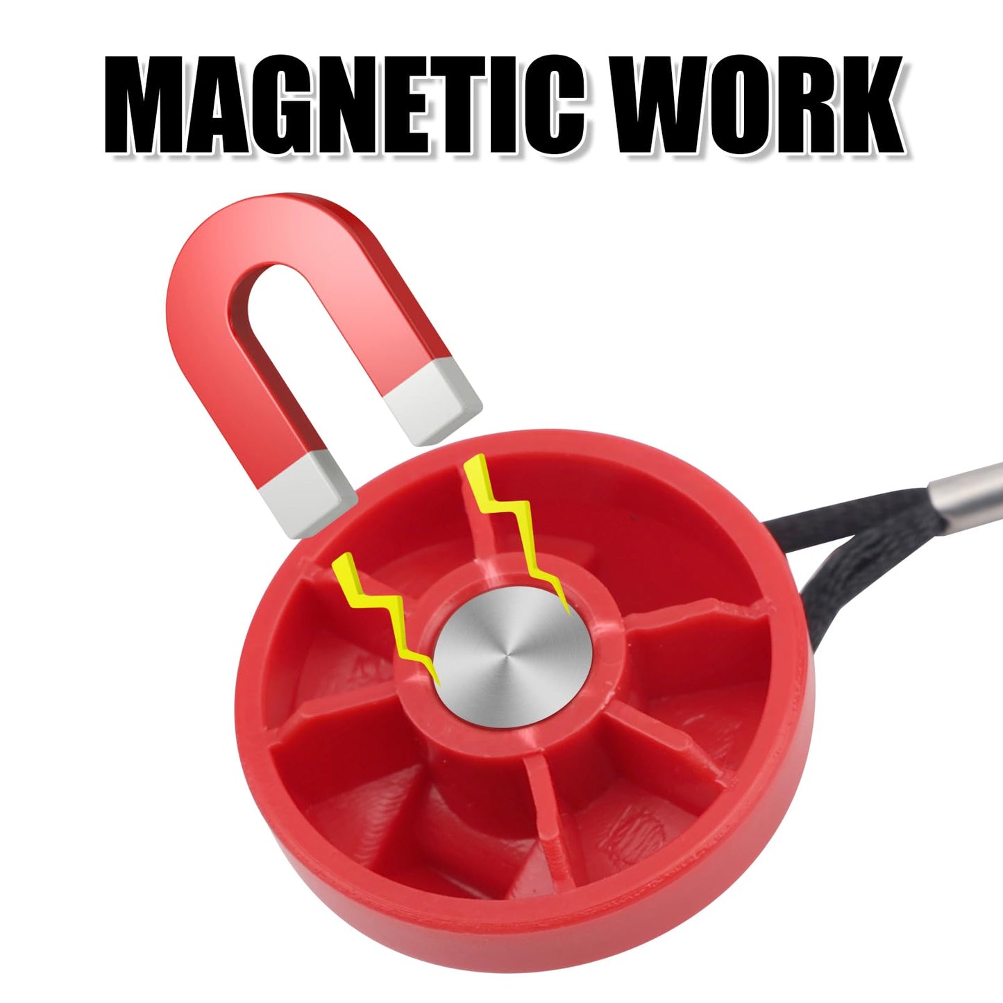 2pcs Universal Treadmill Magnet Safety Key, Emergency Treadmill Safety Key Replacement, Magnetic Switch Lock for Most Gym Treadmills Running Machines Part Accessories