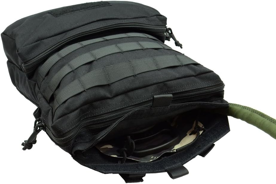 Tactical Molle Hydration Carrier (Bladder is not Included), Tactical Mobility 3-Liter Hydration Pack for Hiking, Biking, Climbing
