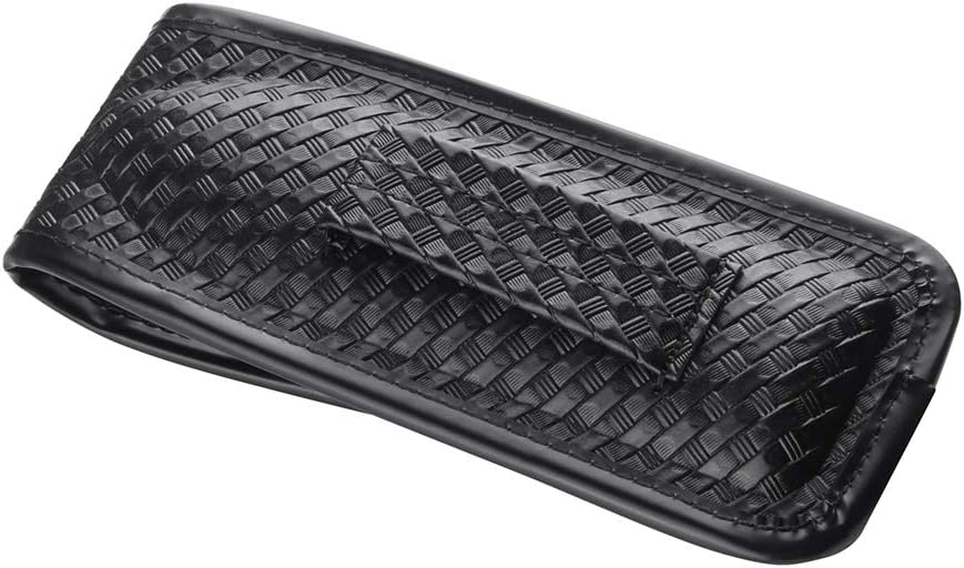 ROCOTACTICAL MK4 Hidden Snap OC Spray Pouch, Top Flap, Basketweave Black, Holster Only